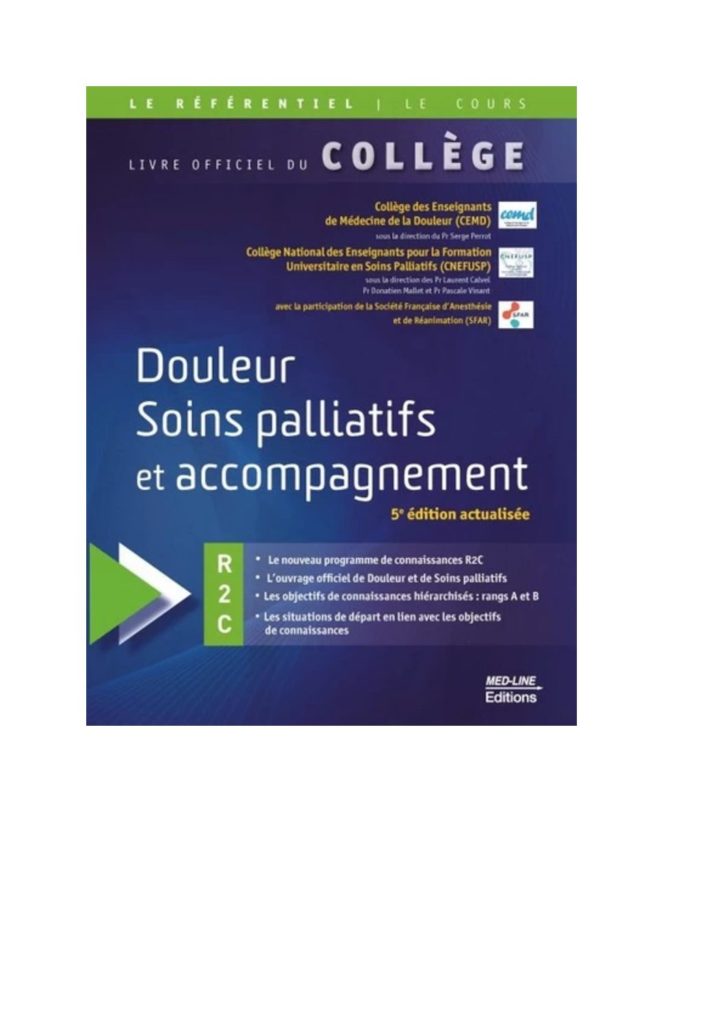 Collège Douleurs et soins palliatifs